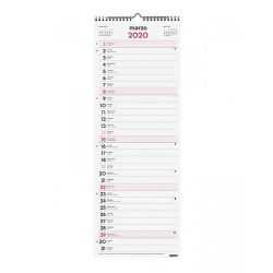 CALENDARIO 2020 PARED PARA ESCRIBIR LARGO MES VISTA