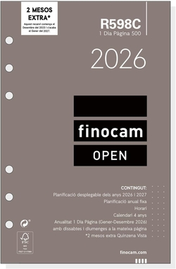 (CAT) RECAMBIO ANUAL 500 2026 DP R598 CATALAN