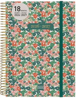 AGENDA ESCOLAR 26-27 E10 2DP 18M DAISY ESPIRAL