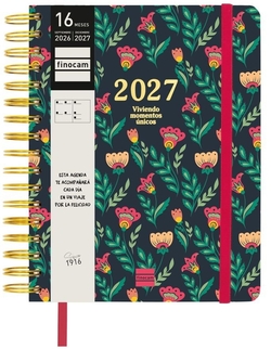 AGENDA ESCOLAR 26-27 4º SVH 16M VITAE VERDE ESPIRAL