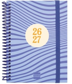 AGENDA ESCOLAR 26-27 8º SVH DIVA OLAS ESPIRAL