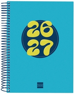 AGENDA ESCOLAR 26-27 4º DP COOL AZUL ESPIRAL
