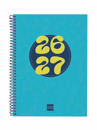 AGENDA ESCOLAR 26-27 4º SVH COOL AZUL ESPIRAL