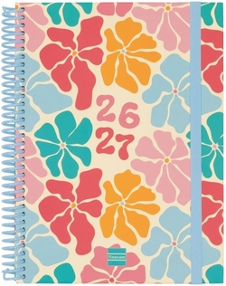 AGENDA ESCOLAR 26-27 4º SVH DIVA SPRING ESPIRAL