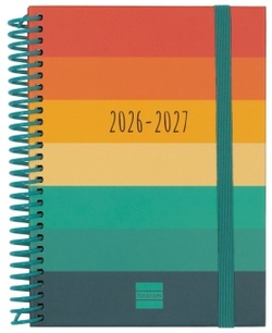 AGENDA ESCOLAR 26-27 8º DP DIVA COLORS ESPIRAL