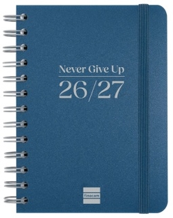 AGENDA ESCOLAR 26-27 8º DP COSMO AZUL ESPIRAL