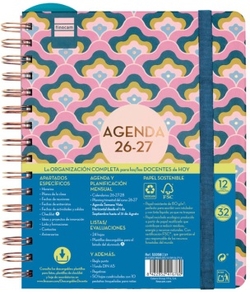 AGENDA ESCOLAR 26-27 4º SVH MAGIS DESIGN LILAC ESPIRAL