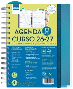 AGENDA ESCOLAR 26-27 4º SVH MAGIS PERS AZUL ESPIRAL