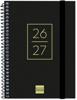 AGENDA ESCOLAR 26-27 4º DP SEC NEGRO ESPIRAL