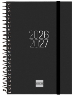 AGENDA ESCOLAR 26-27 E8 SVH ESPIR NEGRO ESPIRAL