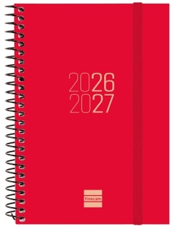 AGENDA ESCOLAR 26-27 E10 DP ESPIR ROJO ESPIRAL