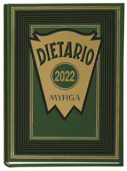 DIETARIO CUARTO 2020 DIA PAGINA VERDE 416 PAGINAS