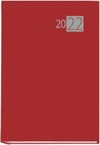 Agenda anual 2020 praxis rojo 14,5x21cm dia pagina tapa dura