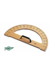 SEMICIRCULO PARA PIZARRA 34CM PLASTICO IMITACION MADERA FAI