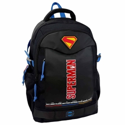 MOCHILA ADAPTABLE A TROLLEY SUPERMAN BLACK