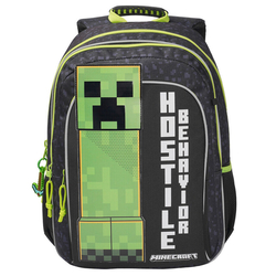 MOCHILA ESCOLAR ADAPTABLE A CARRO MINECRAFT HOSTILE