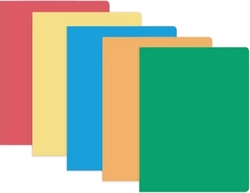 Paq/50 subcarpeta fº colores semi-intensos surtidos 180gr