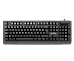 Nilox Nxkire0002 Negro / Teclado Con Cable Y Lector De Tarje
