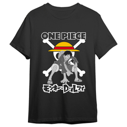 Camiseta Monkey D. Luffy Skull One Piece Adulto