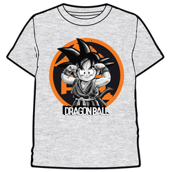 Camiseta Dragon Ball Goku NiaæO Gris Xl