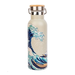 Botella Acero Inoxidable La Gran Ola De Kanagawa Hokusai 500
