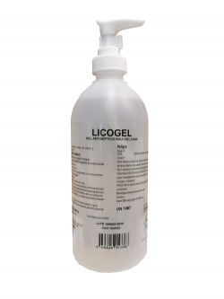 GEL HIDROALCOHOLICO ESPESO 500ML CON DOSIFICADOR