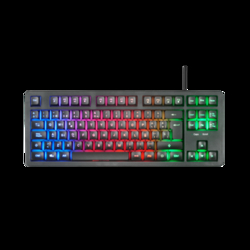 Teclado H-Mech Gaming Mars Gaming Mk023 Frances Color Negro