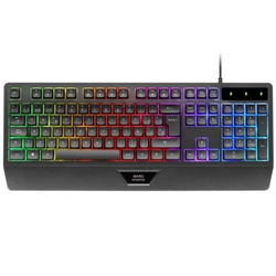 Teclado Gaming Semimecánico Mars Gaming Mk124/ Negro