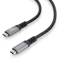 Cable Usb 4.0 Tipo-C Aisens A156-0996/ Usb Tipo-C Macho Usb