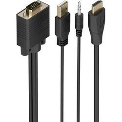 Cable Conversor Aisens A115-1009 Svga Macho Usb Macho/ Jack