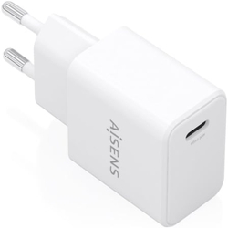 Cargador De Pared Gan Aisens A110-1023/ 1Xusb Tipo-C/ 20W/ B