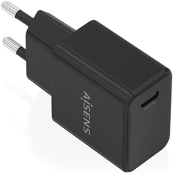 Cargador De Pared Gan Aisens A110-1024/ 1Xusb Tipo-C/ 20W/ N