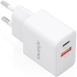 Cargador De Pared Gan Aisens A110-1025/ 1Xusb Tipo-C/ 1Xusb/