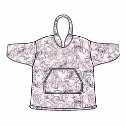 Bata Sudadera Oversize Angel Stitch Disney Adulto