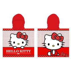 Poncho Toalla Hello Kitty Microfibra