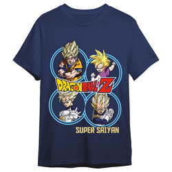 Camiseta Super Saiyans Dragon Ball Z Adulto