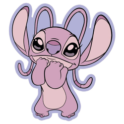 Cojin 3D Angel Stitch Disney