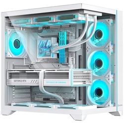 Hiditec Caja Atx Gaming H3 Pro Argb White
