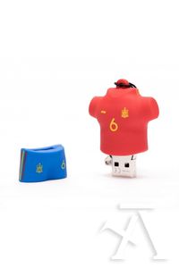 MEMORIA USB PENDRIVE LA ROJA 16GB SELECCION FUTBOL