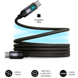 Cable Usb 2.0 Tipo-C Subblim Powermag Led/ Usb Tipo-C Macho