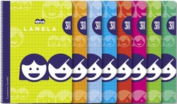 (PACK 10U.) CADERNO ESPIRAL F� 80H 70G 3MM CUADROVIA CUBIE