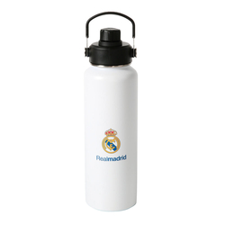BOTELLA TERMICA 1200ML REAL MADRID BLANCA