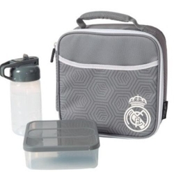 PORTA ALIMENTOS TERMICO + BOTELLA + TUPPER REAL MADRID 2º E