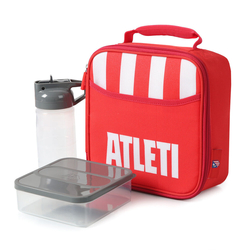 Bolsa Porta Alimentos Termica + Botella + Tupper Atletico De