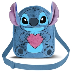 Bolso Peluche Corazon Stitch Disney