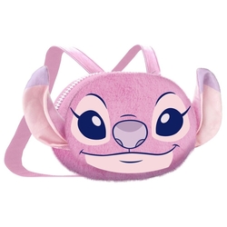 Bolso Mochila Peluche Corazon Angel Stitch Disney