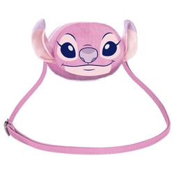Bolso Peluche Corazon Angel Stitch Disney