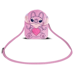 Bolso Peluche Corazon Angel Stitch Disney