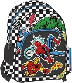 MOCHILA ESCOLAR NEGRA AVENGERS 42CM