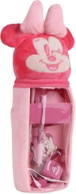 PORTATODO PELUCHE CON CARGA MINNIE ROSA CLARO